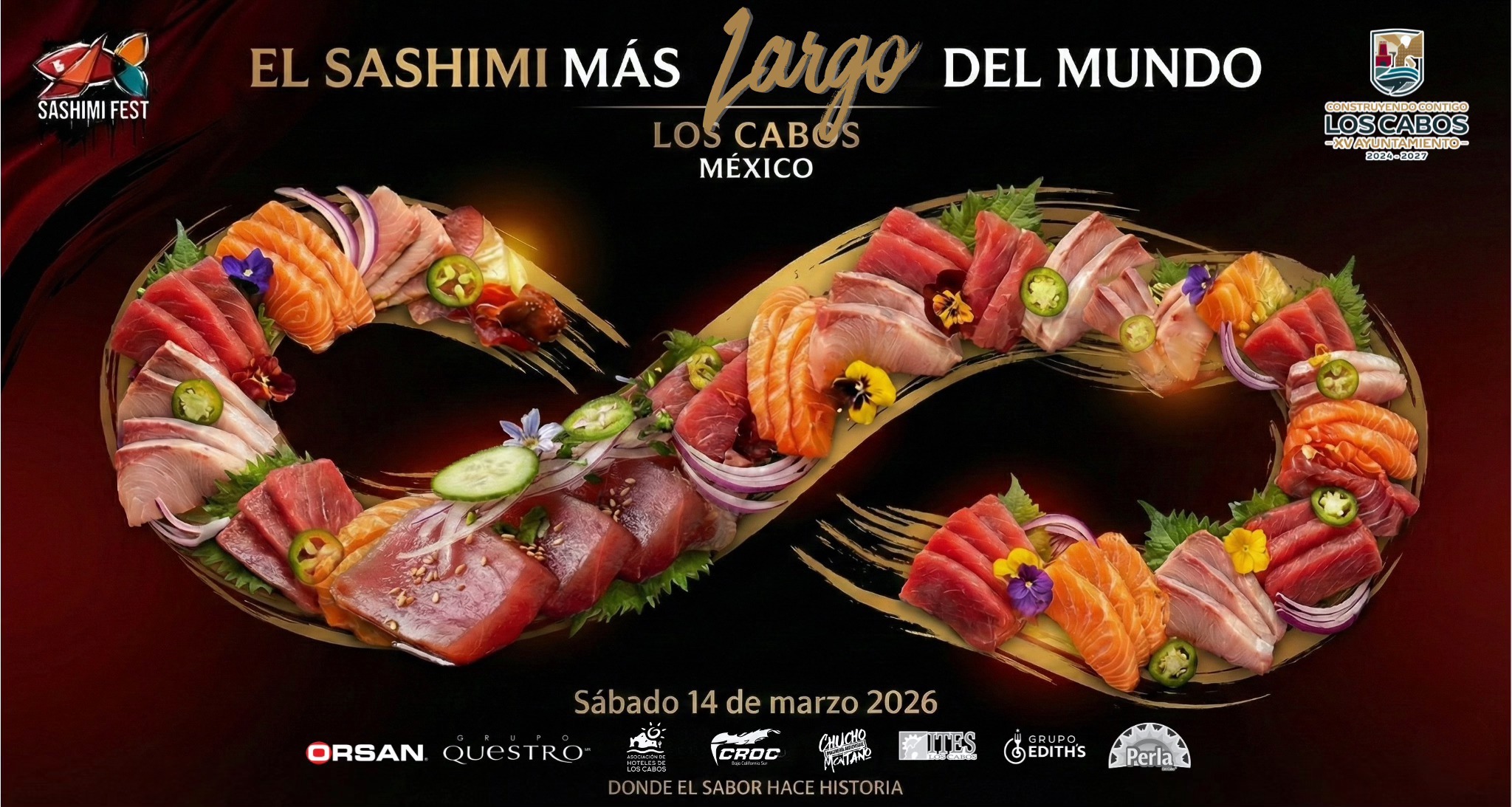 INVITACIÓN SASHIMI FEST 2026 LOS CABOS